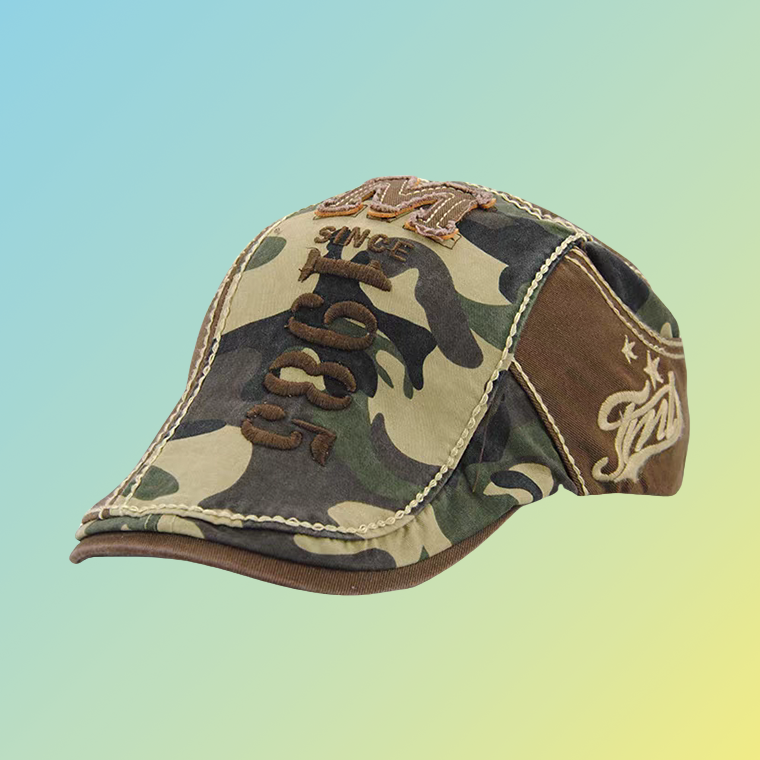 Camouflage Herren-Cap mit und ohne Mesh-Einsatz | Atmungsaktive Sommer-Basecap Outdoor Herrencaps