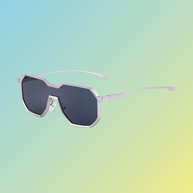Futuristische Herren-Sonnenbrille – Geometrisches Design & UV400 Schutz Sonnenbrillen