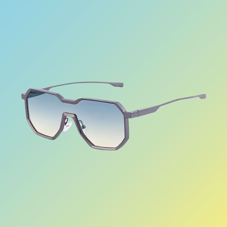 Futuristische Herren-Sonnenbrille – Geometrisches Design & UV400 Schutz Sonnenbrillen