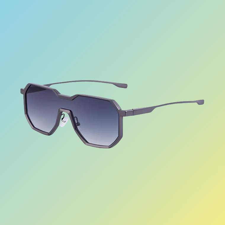 Futuristische Herren-Sonnenbrille – Geometrisches Design & UV400 Schutz Sonnenbrillen