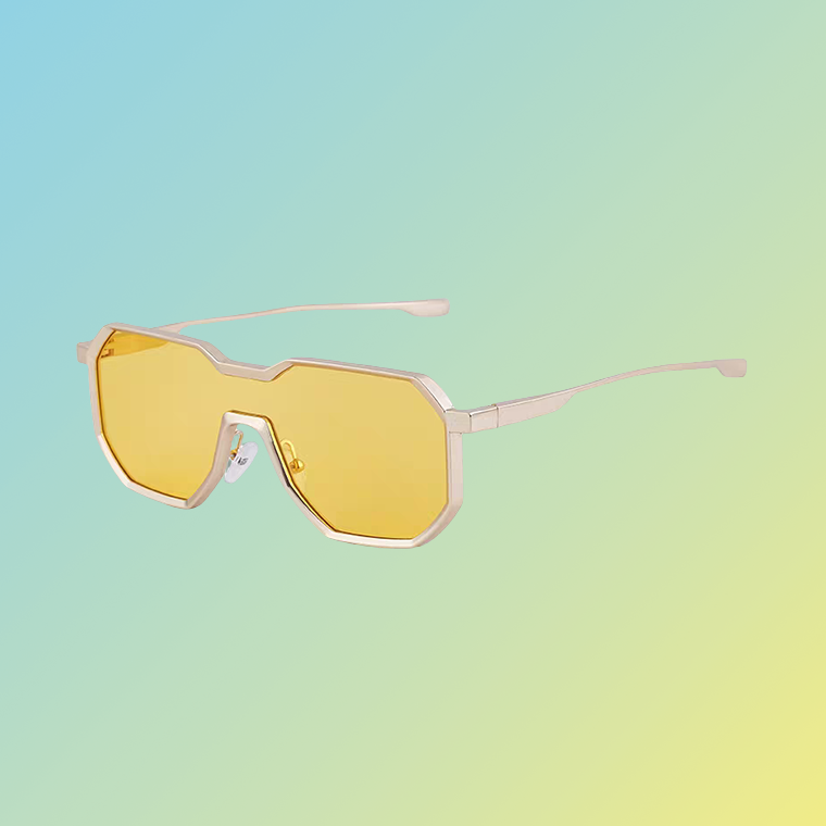 Futuristische Herren-Sonnenbrille – Geometrisches Design & UV400 Schutz Sonnenbrillen