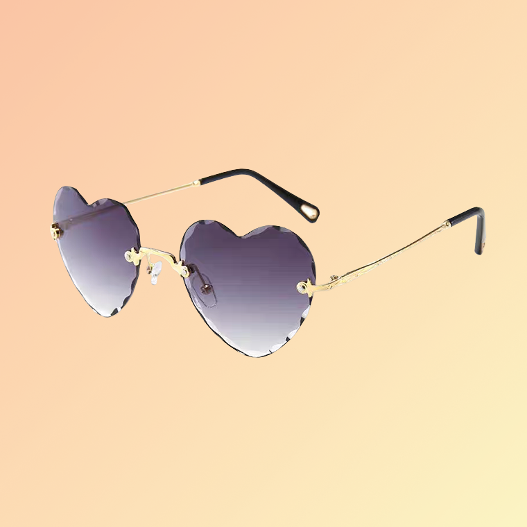 Herz-Sonnenbrille für Damen – Farbverlauf & UV400 | Festival Look Sonnenbrillen