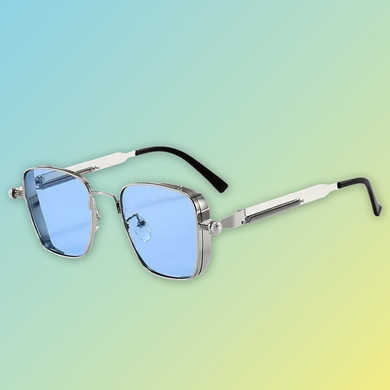 Retro Herren-Sonnenbrille – Steampunk Metallrahmen mit UV400-Schutz Sonnenbrillen
