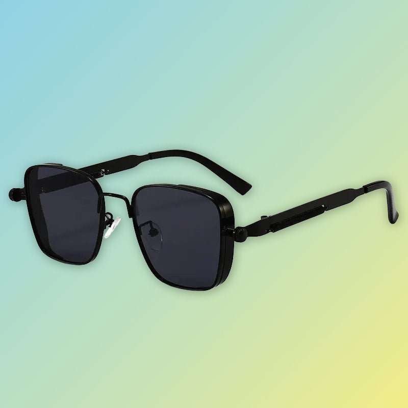Retro Herren-Sonnenbrille – Steampunk Metallrahmen mit UV400-Schutz Sonnenbrillen