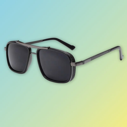 Retro Sonnenbrille Herren – Polarisierend, Doppelsteg & UV-Schutz Sonnenbrillen