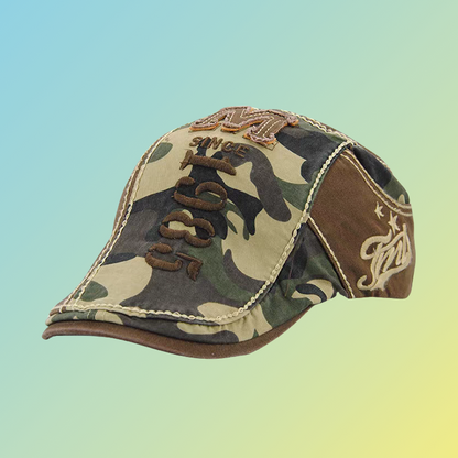 Camouflage Herren-Cap mit und ohne Mesh-Einsatz | Atmungsaktive Sommer-Basecap Outdoor Herrencaps