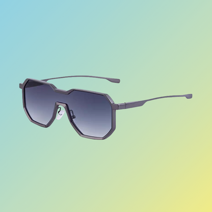 Futuristische Herren-Sonnenbrille – Geometrisches Design & UV400 Schutz Sonnenbrillen