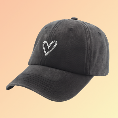Herz-Cap – Baseball Cap mit Stickerei Damecaps