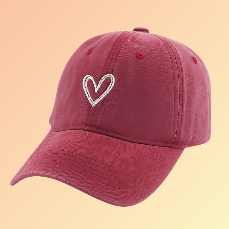 Herz-Cap – Baseball Cap mit Stickerei Damecaps