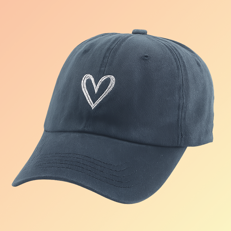 Herz-Cap – Baseball Cap mit Stickerei Damecaps