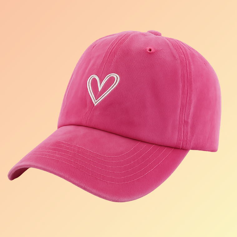 Herz-Cap – Baseball Cap mit Stickerei Damecaps