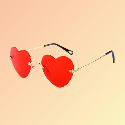 Herz-Sonnenbrille für Damen – Farbverlauf & UV400 | Festival Look Sonnenbrillen