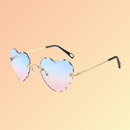 Herz-Sonnenbrille für Damen – Farbverlauf & UV400 | Festival Look Sonnenbrillen