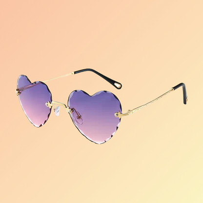 Herz-Sonnenbrille für Damen – Farbverlauf & UV400 | Festival Look Sonnenbrillen