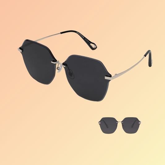 Randlose Damen-Sonnenbrille mit Lila-Verlauf – Elegant & UV400 Sonnenbrillen