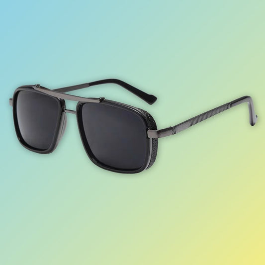 Retro Sonnenbrille Herren – Polarisierend, Doppelsteg & UV-Schutz Sonnenbrillen