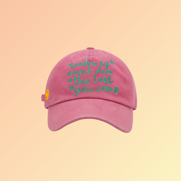 Vintage Cap „Do the Best You Can“ – Baseball Cap mit Stickerei Damecaps